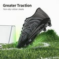 thumbnail image 3 of BURUDANI Kids Boys & Girls Lightweight Soccer Shoes Sport Outdoor Soccer Cleats, 3 of 6