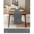 thumbnail image 6 of Table Runner Dresser Scarf 13 x 48 Inch Country Elegant Dandelion Blossom Flying Fluffy Grey Table Runners Non-Slip Heat Resistant Kitchen Dining Table Decor for Indoor Outdoor Home Party Decoration, 6 of 7