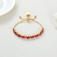 thumbnail image 3 of Cubic Zirconia Adjustable Bracelet Cremation Jewelry for Ashes Funeral Urns Bracelet for Women, 3 of 6