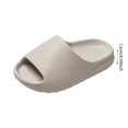 thumbnail image 5 of HEWUQI Toddler Platform Slides Slippers Unisex Child Boys Girls Solid Color Sandals Compfortable Shower Beach Garden Shoes White Size 11 Little Kid, 5 of 5