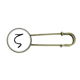 thumbnail image 1 of Broche de Metal antiguo Zeta negro Unbranded, 1 of 3