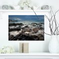 thumbnail image 1 of Rocky Seashore with Blue Sky Over - Large Seashore Canvas Print, 1 of 3