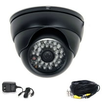VideoSecu IR Day Night Outdoor Security Camera Built-in 1/3" SONY Effio CCD Wide Angle 700TVL with Power and Cable BDK