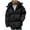 Black, variant on Women's Winter Warm Coat Packable Ultralight Full Zip Short Down Jacket Business Casual Warm Quilted Stretch Lightweight Windproof Snowproof Jacket Warm Lightweight Winter Jacket ,White