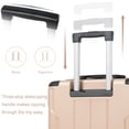 thumbnail image 3 of Carry on Suitcase, 24'' Lightweight Expandable Luggage Travel Hardshell Suitcase, Hardside Luggage with TSA Lock, Fashion Rolling Suitcase for Business Trip Back to School, Gold, 3 of 10