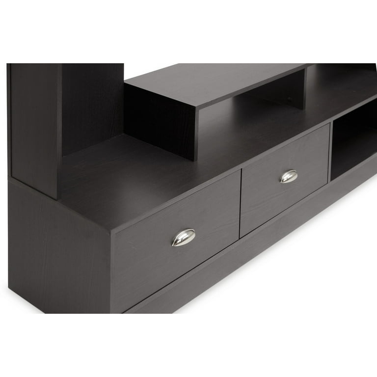 Baxton studio armstrong dark brown modern tv stand deals