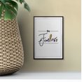 thumbnail image 3 of Designs ByLITA Be Fearless Cursive 5 x 7 UNFRAMED Print Inspirational Wall Art, 3 of 3