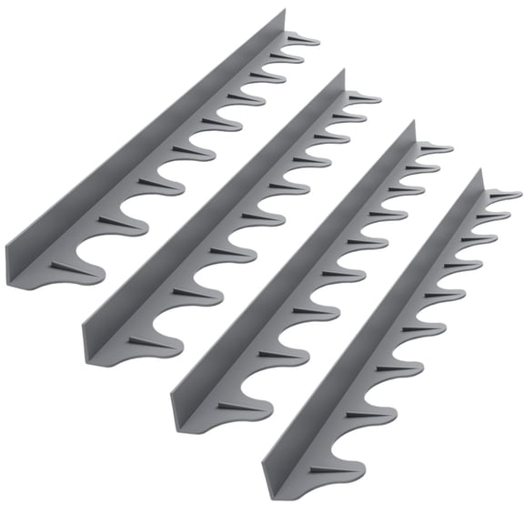Lumkix 4 Pcs Silicone Stove Gap Covers Kitchen Counter Seal for Spills Protection