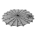 thumbnail image 2 of Bgsha Lace Spider Web Tablecloth for Halloween Round Table Decoration 15 Inch, 2 of 9