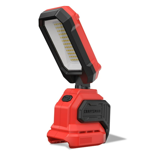 Lámpara de trabajo CRAFTSMAN V20, 6500 K, LED, recargable, 2000 lúmenes
