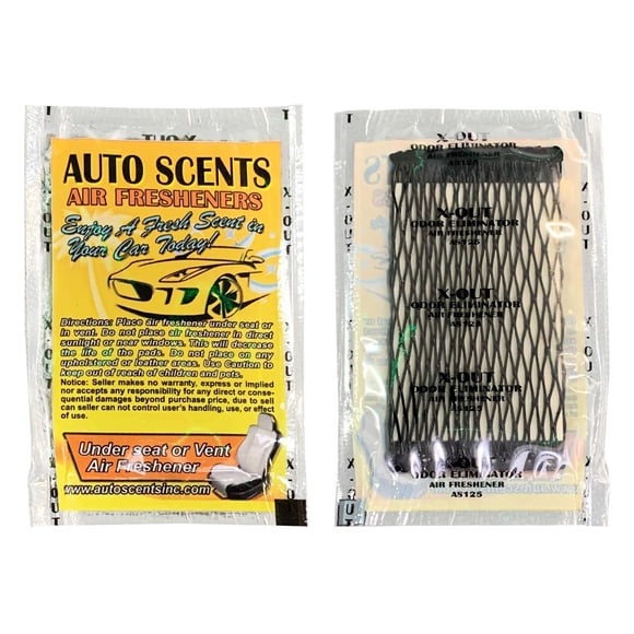 Pastillas aromatizantes para auto Donkey Auto X-Out, paquete de 15