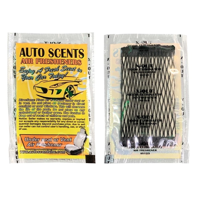 Pastillas aromatizantes para auto Donkey Auto X-Out, paquete de 15