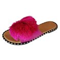 thumbnail image 3 of Juebong Sandals clearance Women's Slide Sandals Open Toe Slip-on Beach Breathable Flat Sandals Casual Slippers Sandals Summer Cute Dressy Beach Slip on Sandals Platform Sandals, 3 of 5