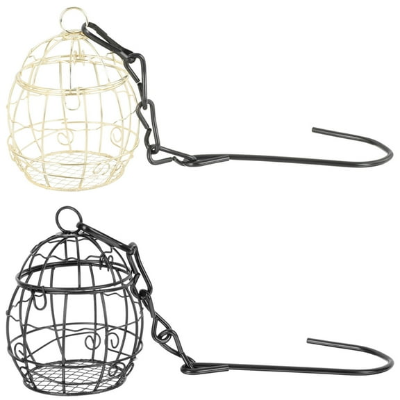 unbranded 2pcs Outdoor Hanging Bird Feeders Convenient Hanging Feeders Practical Bird Feeders