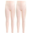 thumbnail image 2 of Ballet Tights For Toddler Girls 2 Pairs 90D Footless Stockings Pink, 2 of 5
