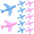 thumbnail image 1 of LEEYNEER 12 Pcs Effaceurs Secs Expo en Forme d'Avion Papeterie, 1 of 8