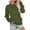 Green 1, variant on Long Sleeve T Shirt Tops Plus Size for Women Round Neck Casual Loose Fitting Summer Fall Comfy Tie-Dye Color Block Gradient T-Shirt Blouse Tops,Army Green 1,2XL