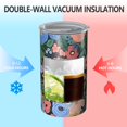 thumbnail image 2 of 20oz Coffee Tumblers Pioneer Flower Floral Print Pattern Stainless Steel Vacuum Insulated Travel Tumbler Coffee Cups Mug with Lid and Straw with Cleaning Brush for Cold & Hot Drinks, 2 of 5
