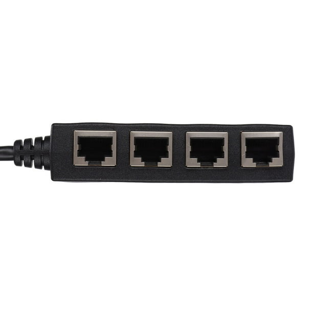 Adaptador Ethernet, adaptador divisor RJ45 1 Adaptador de cable de red Adaptador divisor R Diseñado por expertos