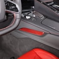 thumbnail image 2 of TINKI Real Carbon Fiber Center Console Left Trim Sticker Compatible with Chevrolet Corvette C8 Stingray 2020-2023, Center Console Driver Side Decorative Cover Sticker, 2 of 12