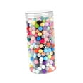 thumbnail image 4 of segolike 500Pcs Colorful Rubber Beads Charm Silicone Beads for Macrame Dangles Crafts, 4 of 9