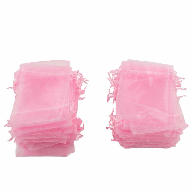 Jewelry Bags Drawstring,100PCS Organza Bags 10x15cm Jewelry Gift Bags Drawstring Gift Bags Finest Materials