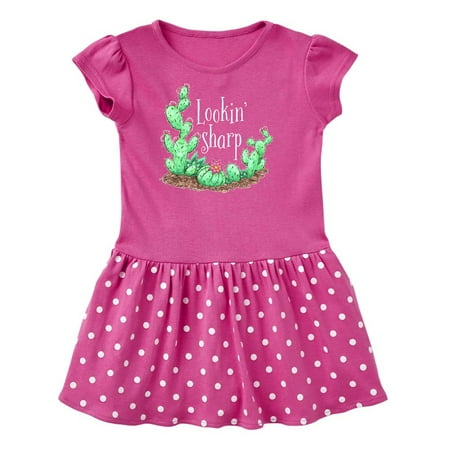 

Inktastic Lookin Sharp Cacti and Succulents Gift Toddler Girl Dress
