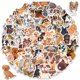 thumbnail image 1 of Paquete de 50 pegatinas para perros, calcomanías de vinilo realistas y de dibujos animados, 1 of 2