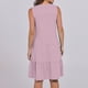 thumbnail image 4 of Vestidos de Manga Corta Casual para las Mujeres V Cuello Ruffle Mini Túnica, Sexy Elegante Vestido de Fiesta Del Club para las Vacaciones, Mezcla de Poliéster de Color Sólido, 4 of 9