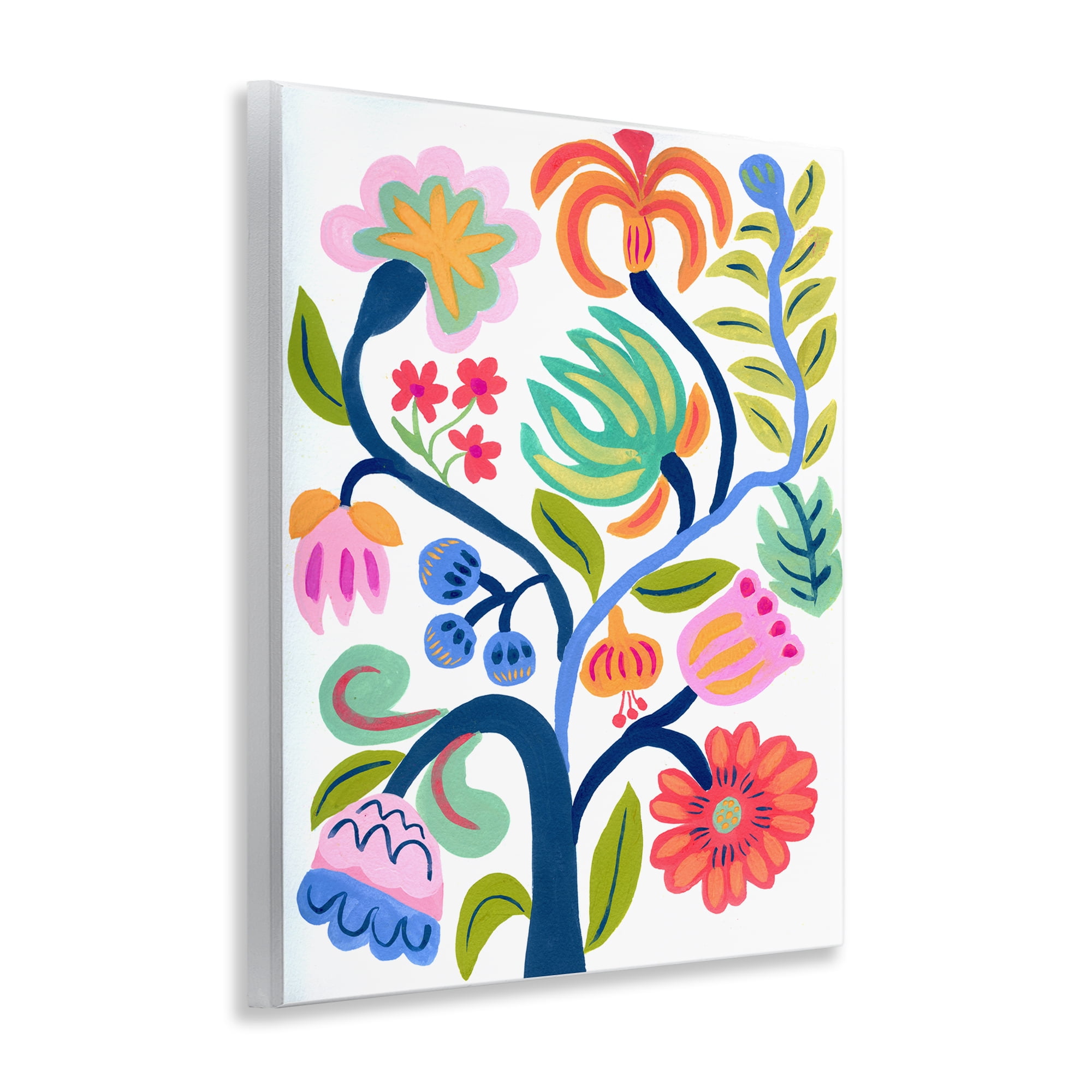 Stupell Industries Boho Blue Tree Wall Plaque Art, design by Suzanne Allard