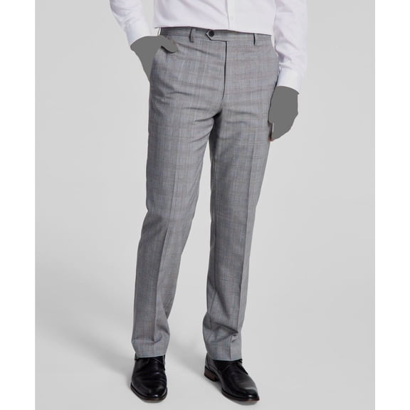 Lauren Ralph Lauren Men's UltraFlex Classic-Fit Wool Suit Pants Gray B4HP $190 (Regular,36,32 in)
