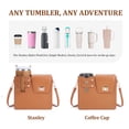 thumbnail image 3 of Stanley Purse Cup Holder Bag With Strap- Outdoor Portable Crossbody Water Bottle Storage Bag For Stanley Cup Tumbler 40 Oz, 3 of 7
