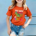 thumbnail image 2 of Back To School Printed Summer Top With Three Quarter Sleeves For Kids Light Shirts for Kids, 2 of 4