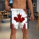 thumbnail image 3 of Pantalones Cortos para Hombre de Cintura Elástica con Bolsillos Pantalones de Playa de Impresión Casual, Poliéster Ligero de Moda para la Primavera Verano Al Aire Libre Y el Uso Diario, 3 of 5