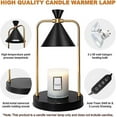 thumbnail image 3 of Candle Warmer Lamp With Timer, Dimmable Candle Lamp Warmer Electric Candle Warmer Compatible With Small And Large Scented Candles, Candle Melter For B, 3 of 5