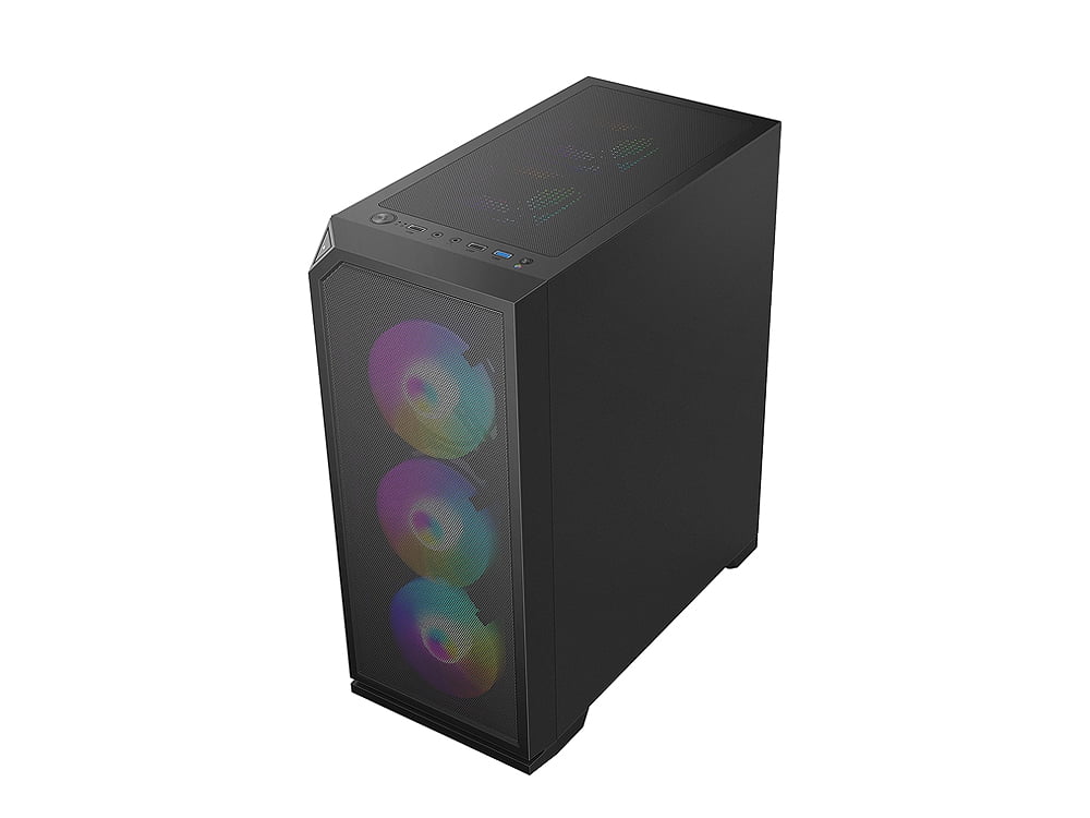 Bluegears b-Knights RGB Gaming Case include 6 x RGB 120mm Fans, Front Mesh Cover, and Side Tempered Glass for Extreme Cooling and Lighting Display specially designed for Fearsome Gamers