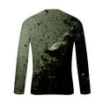 thumbnail image 4 of Royisotas Shirts for Men Long Sleeve Winter Athletic Tops Big and Tall Crewneck Green Pullover Mens T Shirts Graphic, 4 of 5
