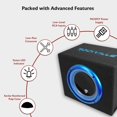 thumbnail image 3 of Subwoofer activo Rockville 25 cm 500 W con amplificador, 3 of 9