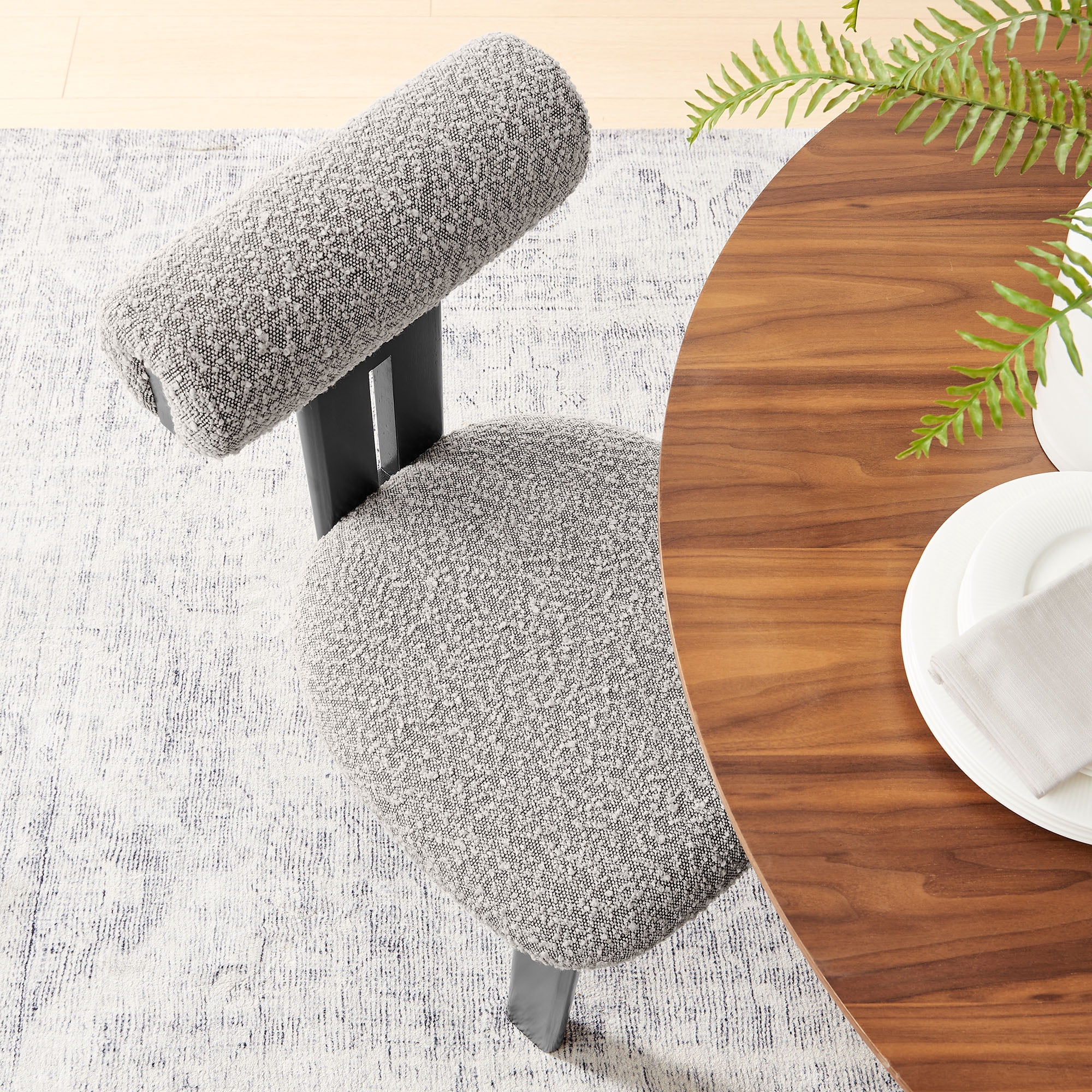 Torian Dining Chair Set of 2 in Wenge Taupe