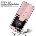 thumbnail image 3 of ELEHOLD Case for Samsung Galaxy Z Flip7, Adjustable Wrist Strap Leather Phone Case with Camera Protection,Pink, 3 of 8