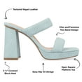 thumbnail image 2 of Journee Collection Womens Jaell Multi Strap Covered Block Heel Platform Sandals, 2 of 6
