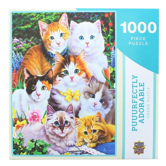 MasterPieces 1000 Piece Jigsaw Puzzle | Puuurfectly Adorable by Jenny Newland