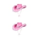 thumbnail image 2 of Sombrero de vaquero clásico Jumpingount Estilo Americano Tela 2Conjunto Rosa, 2 of 6