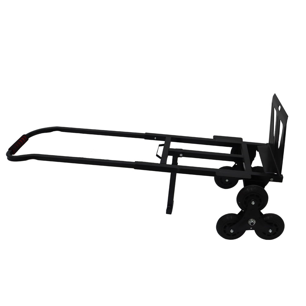Stair Climbing Cart Foldable Handcart Portable Hand Truck 6 Wheel Climbing Stairs Hand Trolley