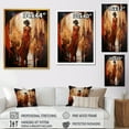 thumbnail image 4 of Designart "Allure in Red Glamorous Woman Portrait III" Fashion Canvas Wall Art - Glam Black Woman Hallway Wall Art Decor, 4 of 6