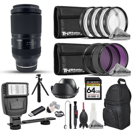 Tamron 70-180mm f/2.8 Di III VC VXD G2 Lens - 19pc 64GB Pro Bundle (International Version)