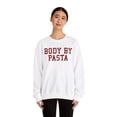 thumbnail image 4 of Pasta Sweatshirt Gifts Crew Neck Shirt Long Sleeve Unisex, 4 of 7