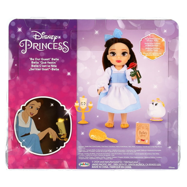 Belle Queen & Belle Blanc W+ セット Disney Princess Be Our Guest Belle Petite Deluxe Set with 2