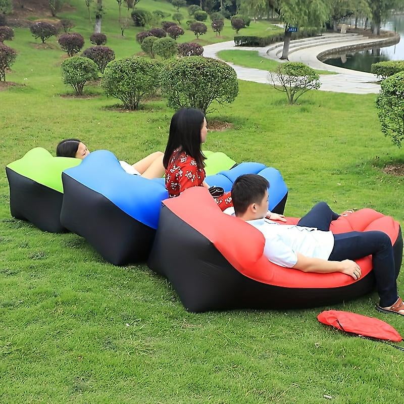 Relax In Comfort Inflatable Lounger Air Sofa Hammock Portable Waterproof Leakproof Perfect For Backyard Beach Camping More Walmart