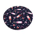 thumbnail image 1 of Disketp Love Wine Funda Redonda para Taburete, Funda de Cojín para Silla de Bar Suave y Elástica-13 inch, 1 of 7